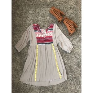Boho Shirt Dress